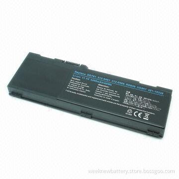 Notebook Akkus Battery for Dell D6400, 100% Compatible, 5-day Delivery, 14-month Warranty